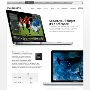 Apple MacBook Pro Graphics