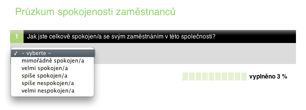 Špatně použitý select rozkliknutý